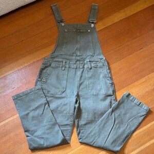 PAIGE Olive Green Women's Jeans Overalls